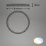 LED-Panelleuchte 'Slim' Ø 29 x 3 cm dimmbar 18W 2400 lm weiß