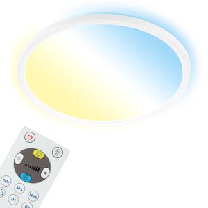 LED-Panelleuchte 'Slim' Ø 29 x 3 cm dimmbar 18W 2400 lm weiß