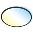 LED-Panelleuchte 'Slim' Ø 42 x 2,9 cm dimmbar 22W 3000 lm schwarz