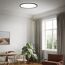 LED-Panelleuchte 'Slim' Ø 42 x 2,9 cm dimmbar 22W 3000 lm schwarz