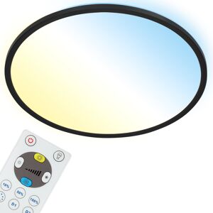LED-Panelleuchte 'Slim' Ø 42 x 2,9 cm dimmbar 22W 3000 lm schwarz
