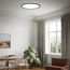 LED-Panelleuchte 'Slim' Ø 42 x 2,9 cm dimmbar 22W 3000 lm schwarz