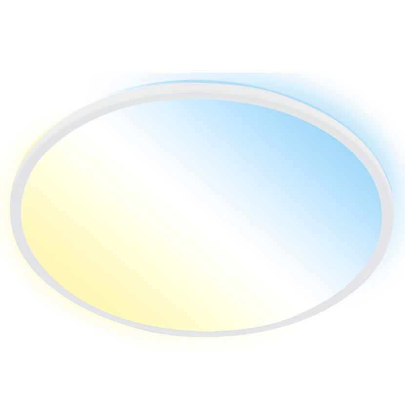 LED-Panelleuchte 'Slim' Ø 42 x 2,9 cm dimmbar 22W 3000 lm weiß