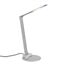 Silberne LED-Schreibtischlampe