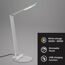 Silberne LED-Schreibtischlampe
