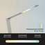 LED-Tischleuchte 'Haiti' 45 cm 3000K/5000K/6500K 6,5W 700lm dimmbar silberfarbig