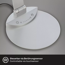 LED-Tischleuchte 'Haiti' 45 cm 3000K/5000K/6500K 6,5W 700lm dimmbar silberfarbig