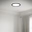 LED-Panelleuchte 'Slim' Ø 19 x 2,8 cm 12W 1400 lm schwarz
