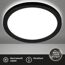 LED-Panelleuchte 'Slim' Ø 19 x 2,8 cm 12W 1400 lm schwarz