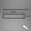 LED-Panelleuchte 'Tava' 20 x 98 cm dimmbar 36W 4800 lm matt-schwarz