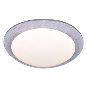 LED-Deckenleuchte 'Conni' Ø 41 x 10 cm weiß/grau mit Filz
