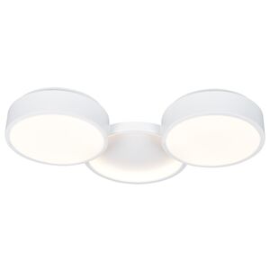 LED-Deckenleuchte 'Mila' 31 x 51 x 6,5 cm Metall/Kunststoff weiß