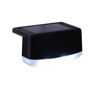 Solar-Zaunleuchte schwarz 8,5 x 5,5 x 5,5 cm 3 Stück