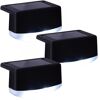 Solar-Zaunlampenset 2 lm tageslichtweiß IP 44 8,5 x 5,5 x 5,5 cm 3 Stück