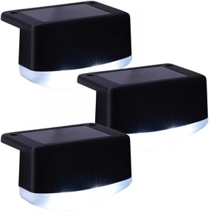 Solar-Zaunlampenset 2 lm tageslichtweiß IP 44 8,5 x 5,5 x 5,5 cm 3 Stück