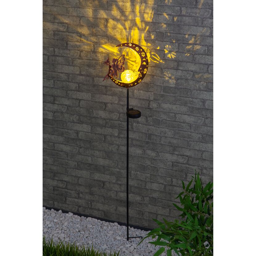 Solarleuchte Fee auf Mond
