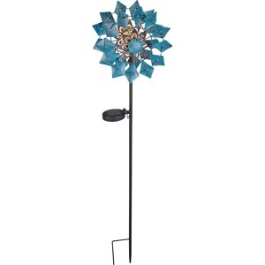 LED-Solarspieß Windspiel blau 92 cm