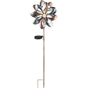 LED-Solarspieß Windspiel silber 92 cm