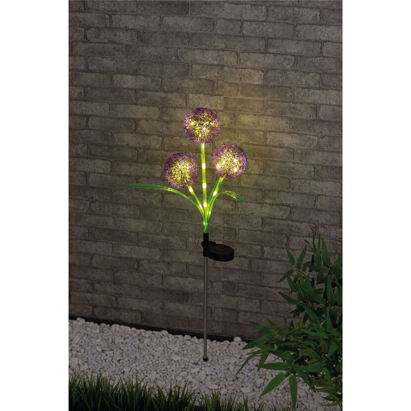 Solar-Lichterkette als Zierlauch