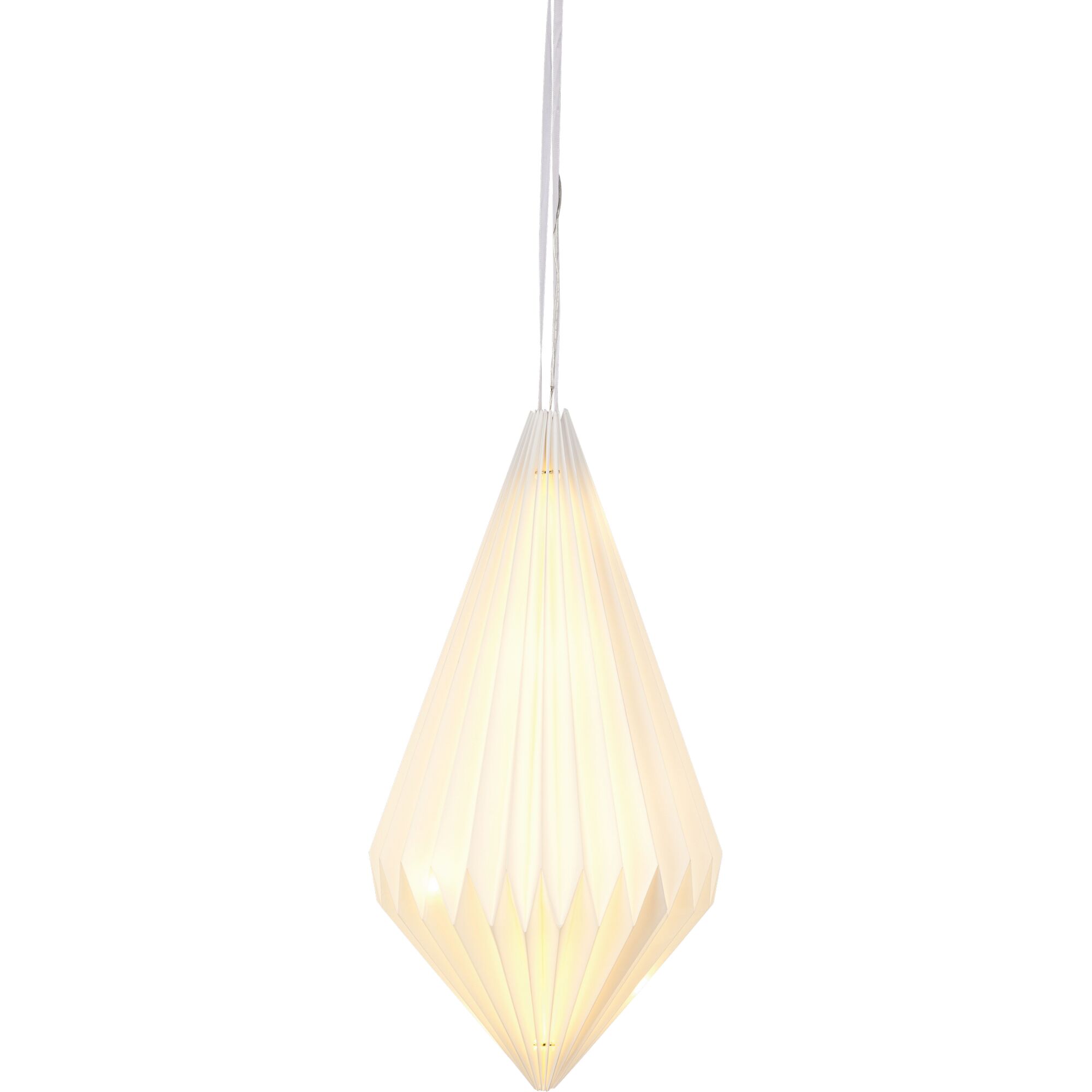 Weiße Papierlaterne