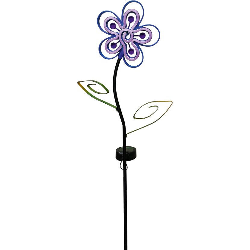 Solar-Blume mit Beleuchtung