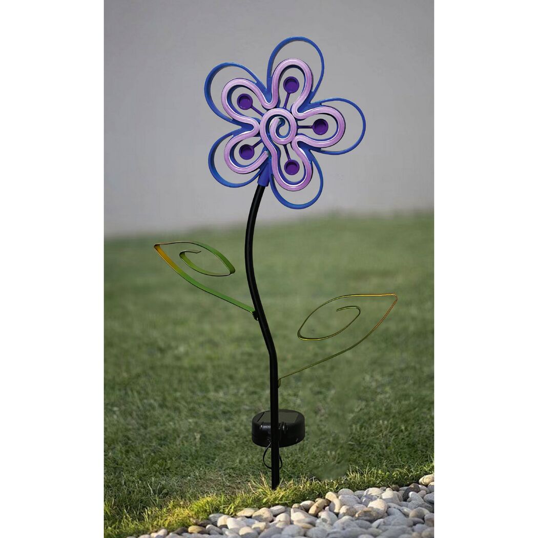 Solar-Blume mit Beleuchtung