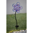 LED-Solar-Dekoleuchte 'Blume' neon blau 87 cm