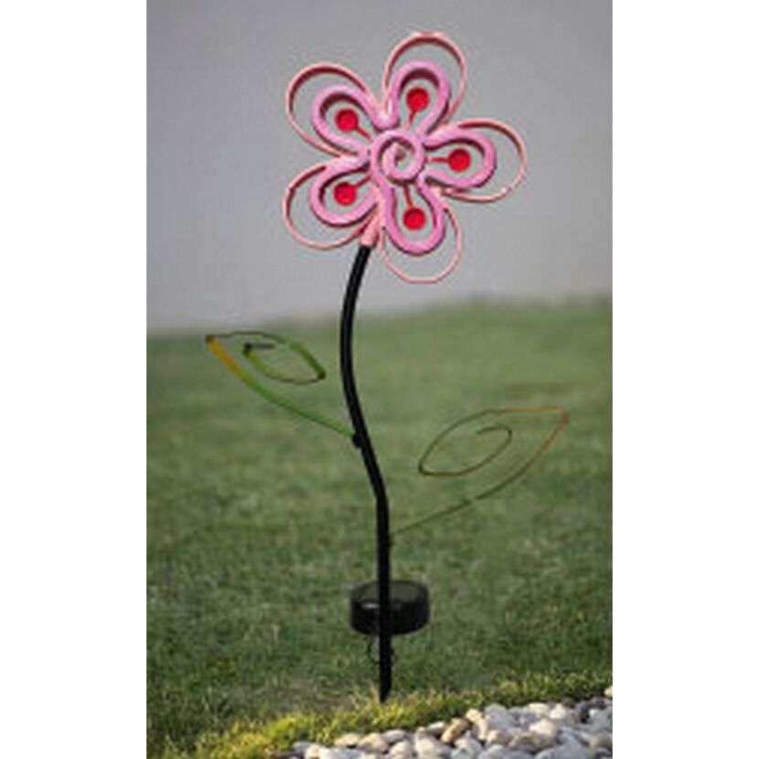 Solar-Blume mit Beleuchtung