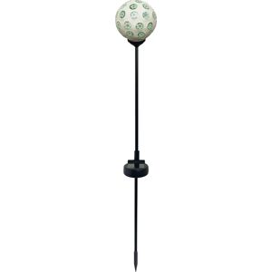 LED-Solar-Dekoleuchte 'Kugel' grün/weiß Ø 9 cm