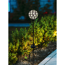 LED-Solar-Dekoleuchte 'Kugel' rose/weiß Ø 9 cm