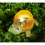 Solar Dekolicht 'Schildkröte' salbeigrün/orange 15 cm