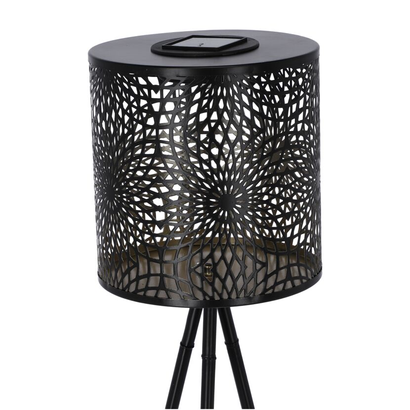 Solar-Außenstehlampe warmweiß Ø 17 x 44,5 cm