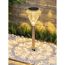 LED-Solar-Fackel-Set Edelstahl/Glas 44 cm, 3er-Set