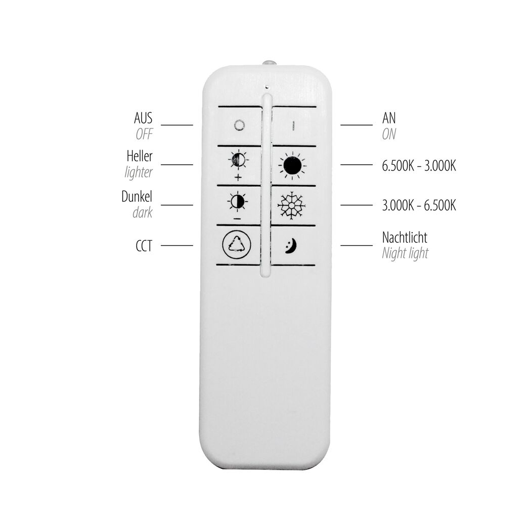 LED-Deckenleuchte 'Tolaga' dimmbar 5100 lm warmweiß, neutralweiß Ø 40 x 7,5 cm
