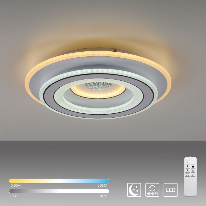 LED-CCT-Deckenleuchte 'Tolago' weiß Ø 40 cm