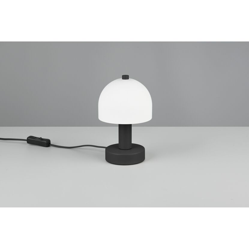 Tischleuchte 'Glenn' mattschwarz E14 Ø 12 cm