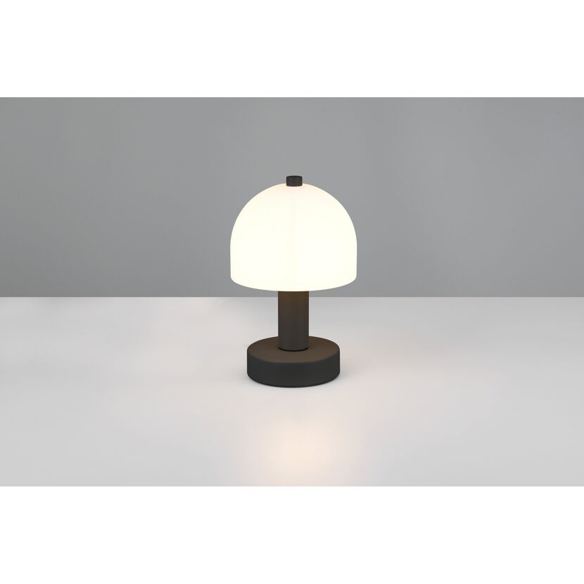 Tischleuchte 'Glenn' mattschwarz E14 Ø 12 cm