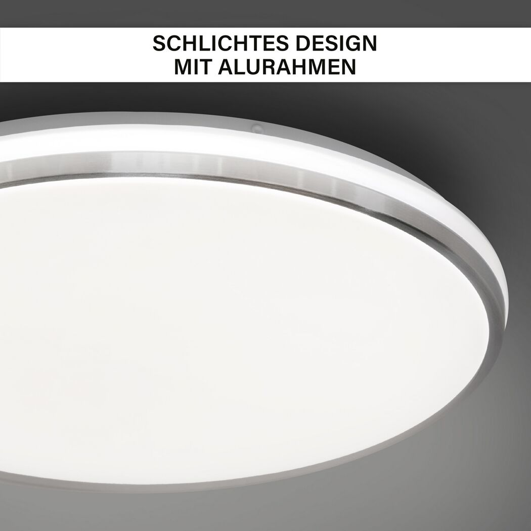 LED-Deckenleuchte 'Shining Frame' 18 W 2100 lm neutralweiß Ø 33 x 4,5 cm