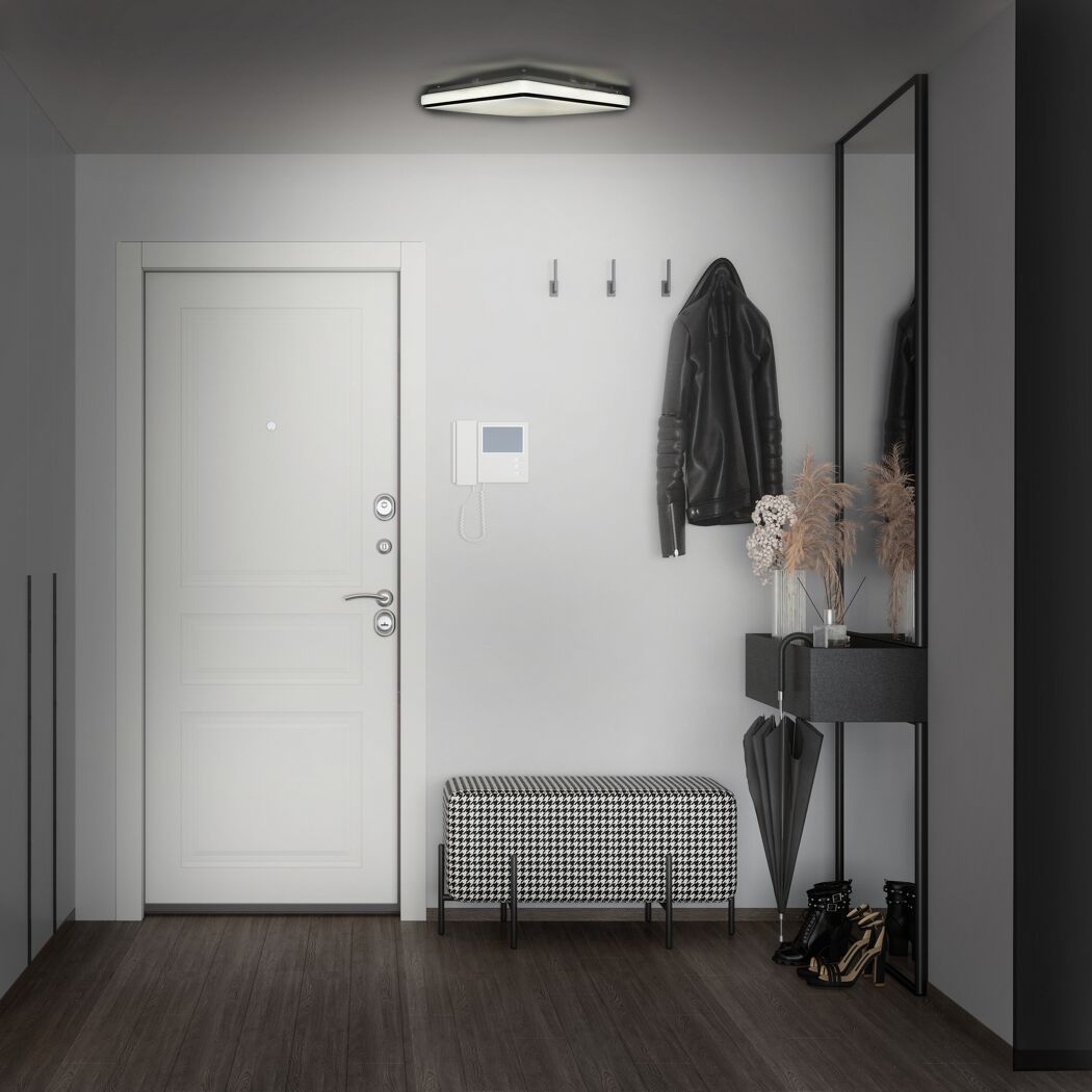 LED-Deckenleuchte 'Shining Frame' 24 W 2800 lm neutralweiß Ø 37 x 4 cm