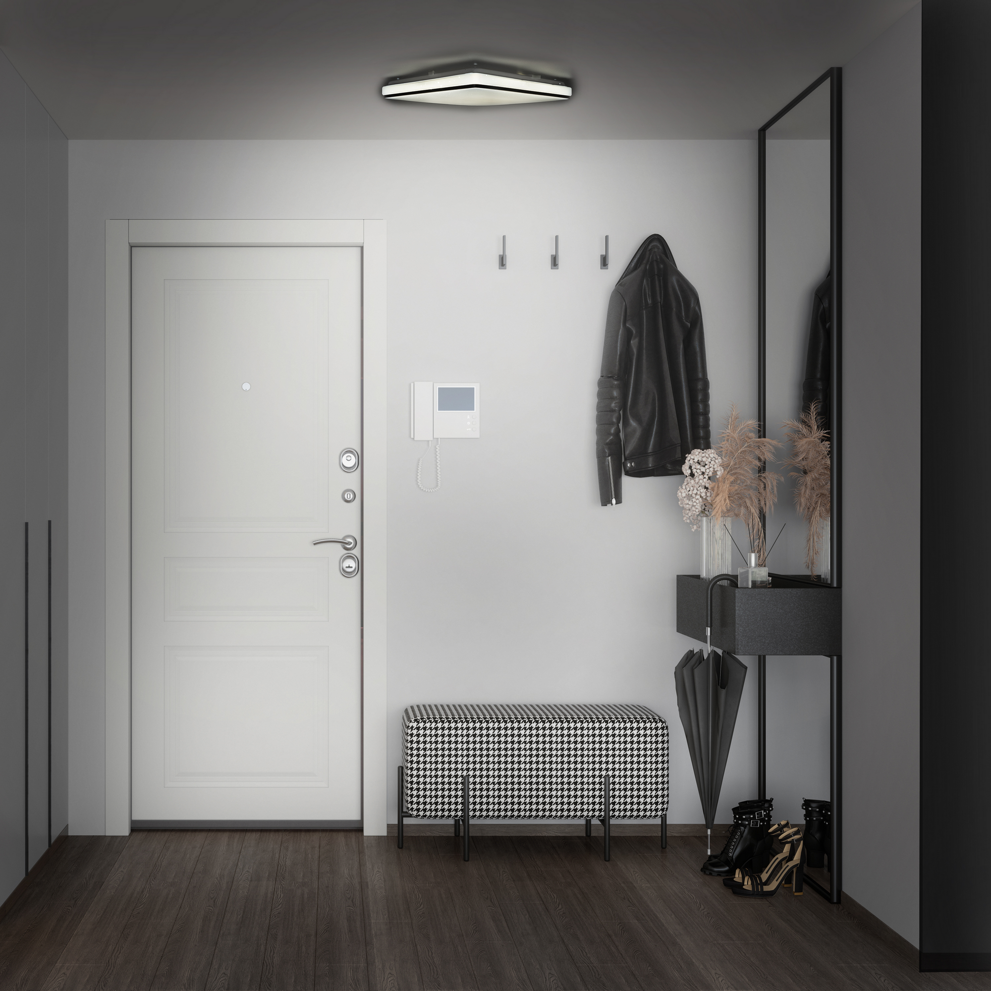 LED-Deckenleuchte 'Shining Frame' Ø 27 cm Aluminium 15 W