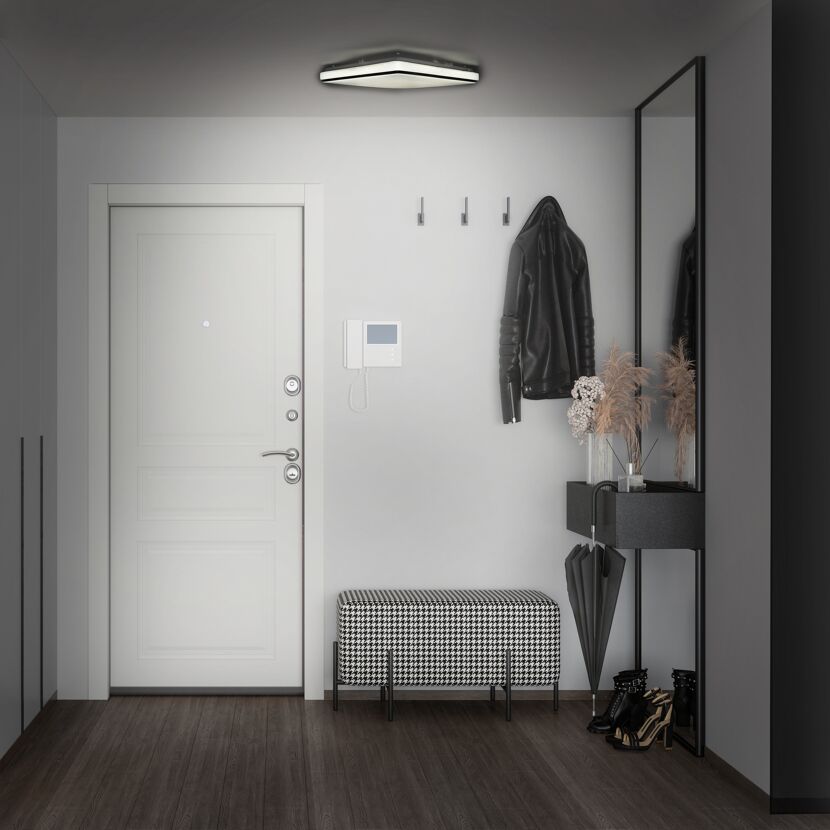 LED-Deckenleuchte 'Shining Frame' Ø 27 cm Aluminium 15 W