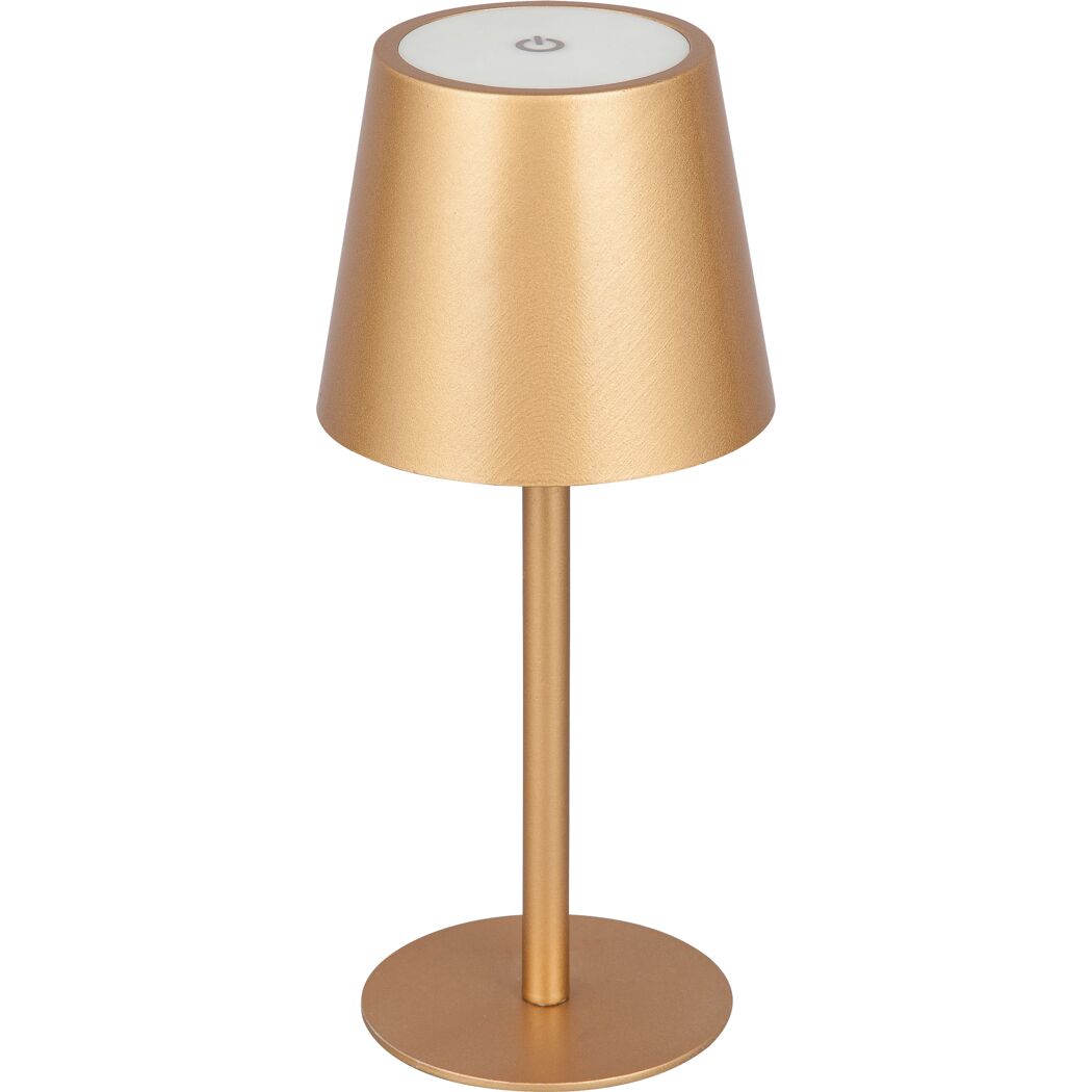 Goldene Akku Tischleuchte