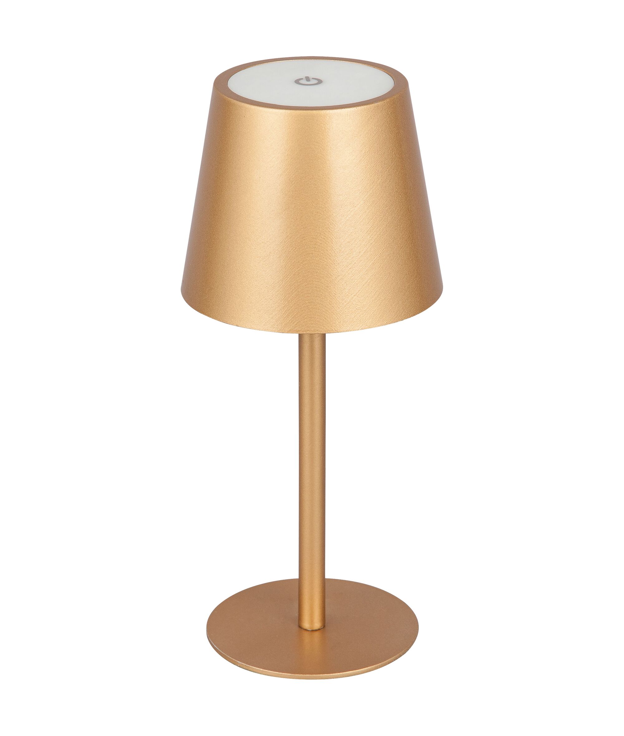 Goldene Akku Tischleuchte