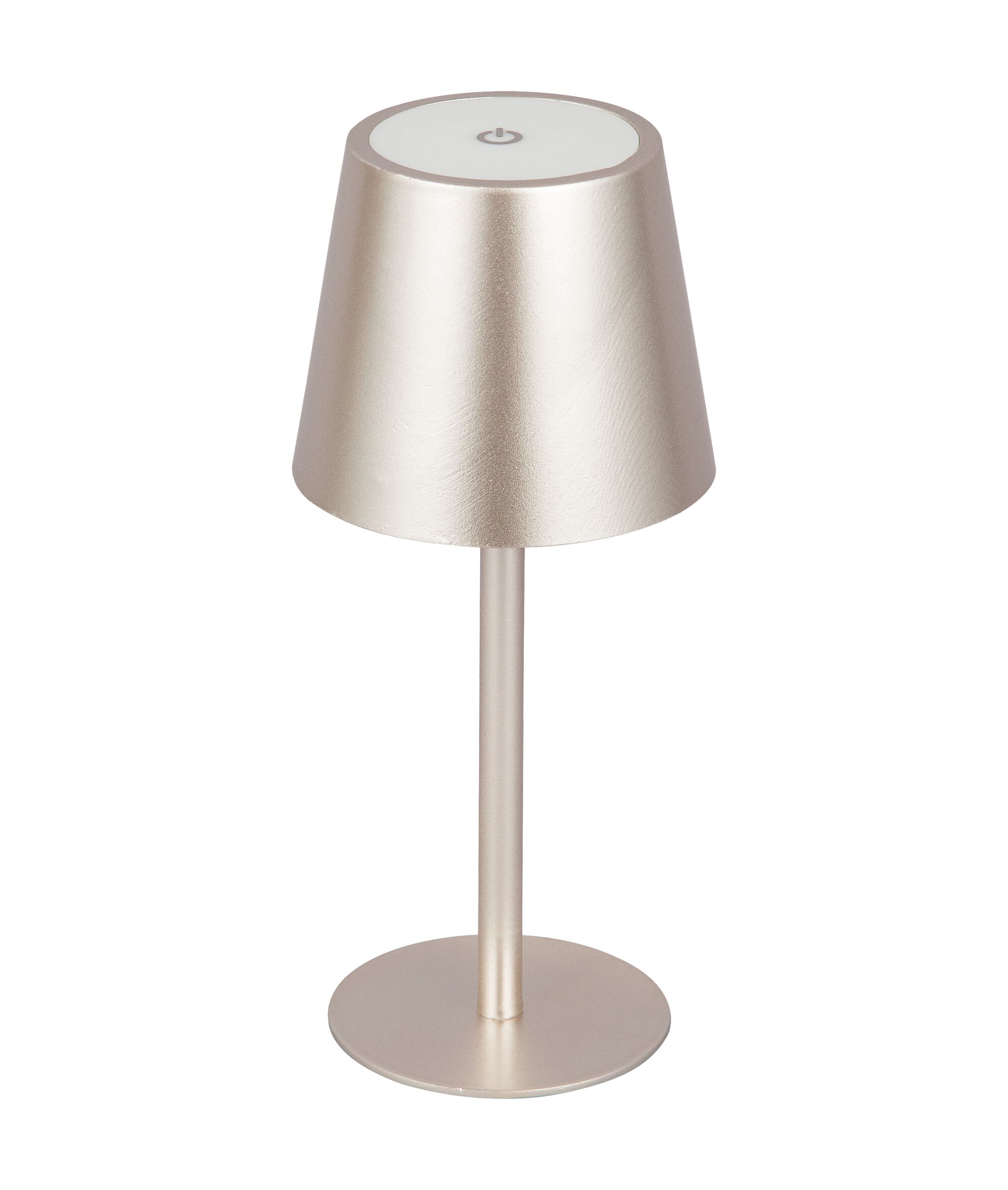 Goldene Akku Tischleuchte