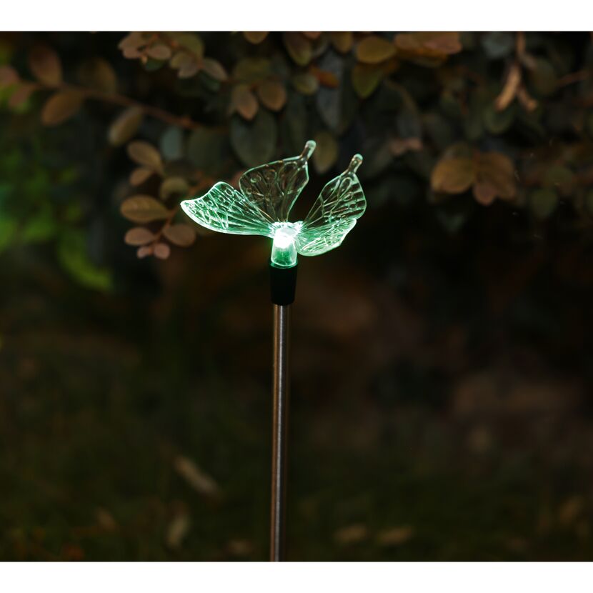 Solarleuchtstab mit Schmetterling