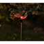 LED-Solarspieß Schmetterling mit RGB 66 cm