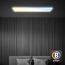 Smarte Panelleuchte an Decke