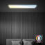 Wifi-LED-Deckenleuchte 'Tava Smart' 20 x 98 cm 36W App- & Sprachgesteuert dimmbar 4800 lm CCT weiß matt