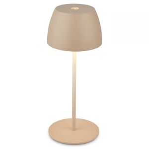 Akku-LED-Tischleuchte 'Serina Mini' 20 cm 2700K 2,5W 150lm dimmbar beige
