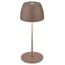 Akku-LED-Tischleuchte 'Serina Mini' 20 cm 2700K 2,5W 150lm dimmbar umbrasand